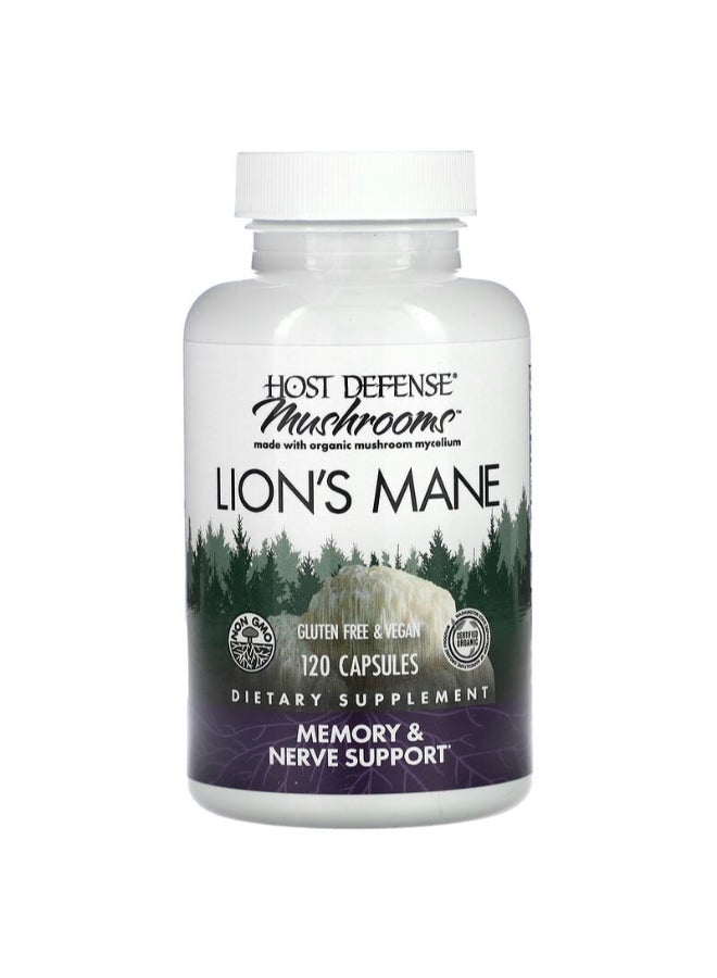 Fungi Perfecti - Mushrooms, Lion'S Mane, 120 Capsules Packaging May Vary - Image 1