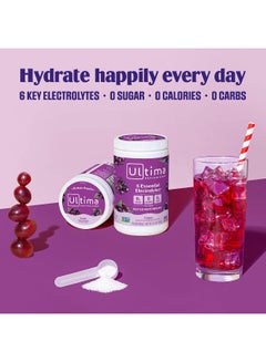 Ultima Replenisher Replenisher Electrolyte Drink Mix, Grape, (11.4 oz)  - Image 5