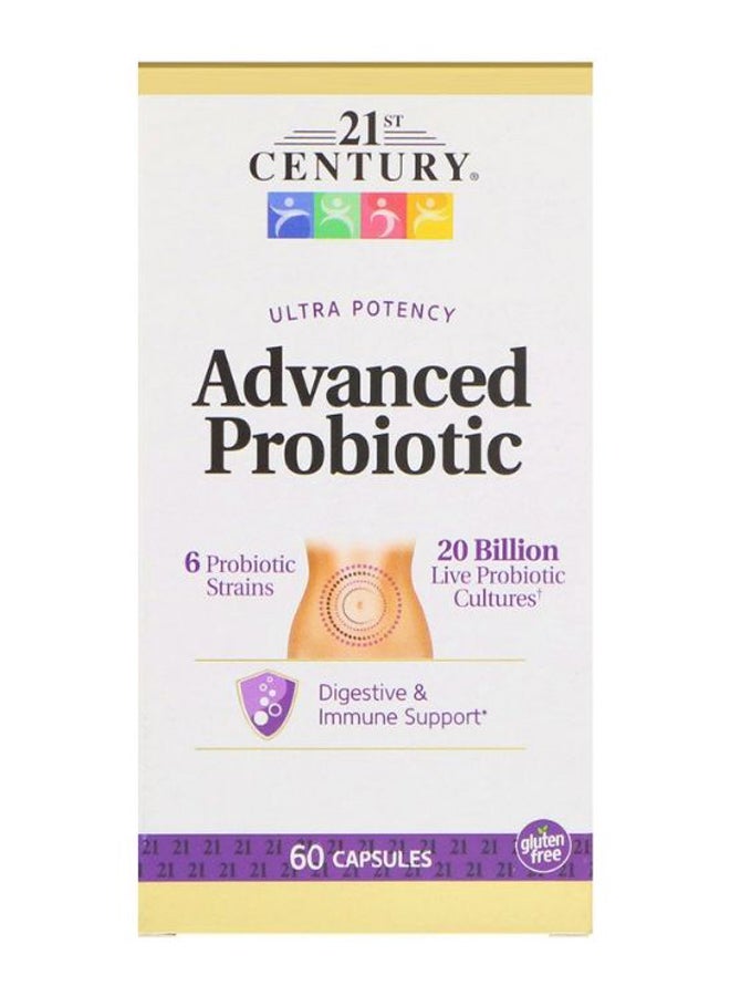 21st CENTURY - Ultra Potency Advanced Probiotic - 60 Capsules - Image 1