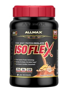 AllMax Nutrition Isoflex Caramel Macchiato Pure Whey Protein Isolate - 2LBS  - Image 1