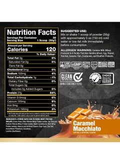 AllMax Nutrition Isoflex Caramel Macchiato Pure Whey Protein Isolate - 2LBS  - Image 2