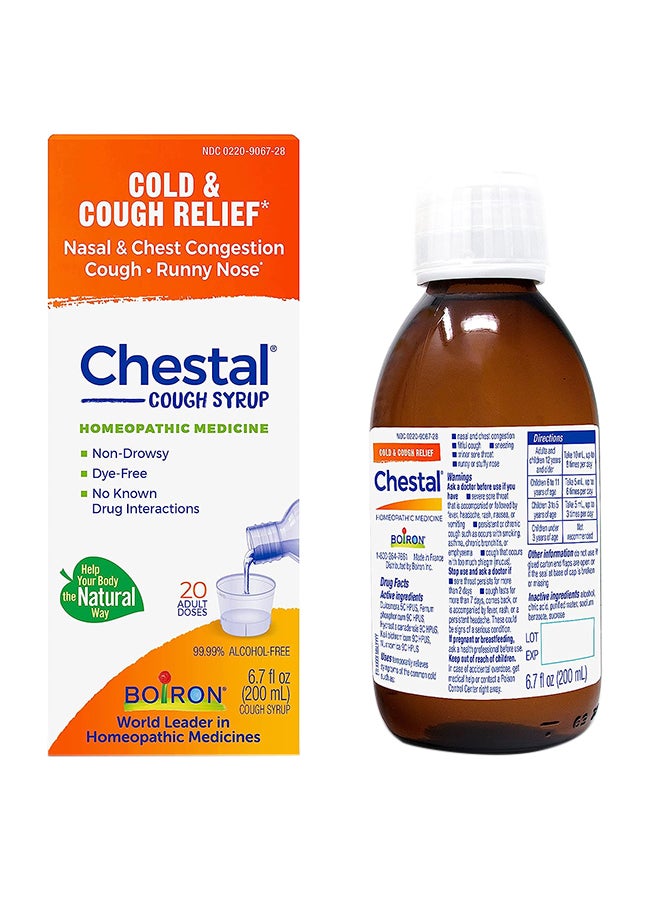 Boiron - Chestal Cold And Cough Homeopathic Medicine 6.7floz - Image 1