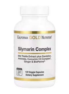 California Gold Nutrition Silymarin Complex Liver Health - 120 Capsules  - Image 1