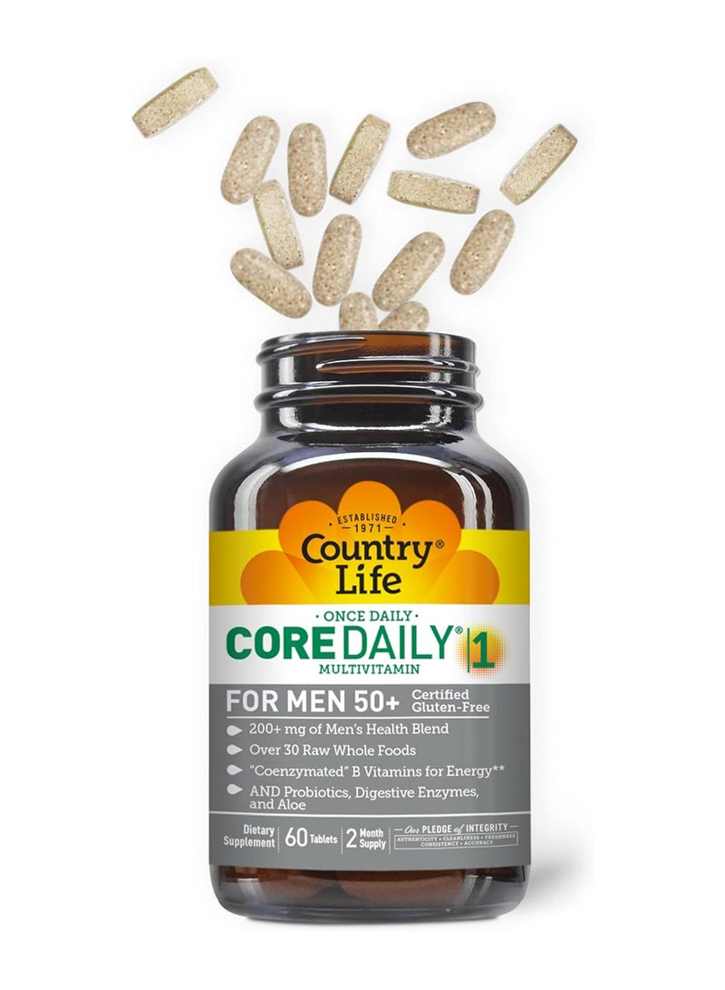 Country Life - Core Daily-1 Multi Vitamins - 60 Tablets - Image 1