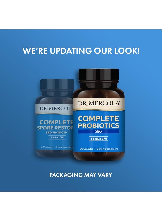 Dr. Mercola Complete Probiotics SBO, 4 Billion CFU, 30 Capsules Packaging May Vary  - Image 3