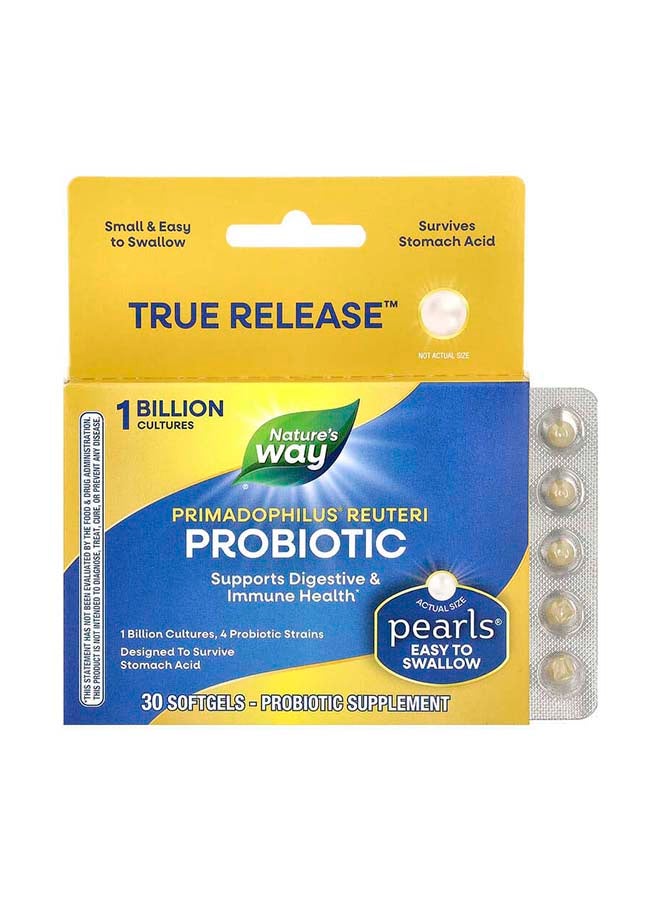 ناتشور واي لآلئ بريمادوفيلوس ريوتيري - 30 حبة لينة من الهلام - Image 1