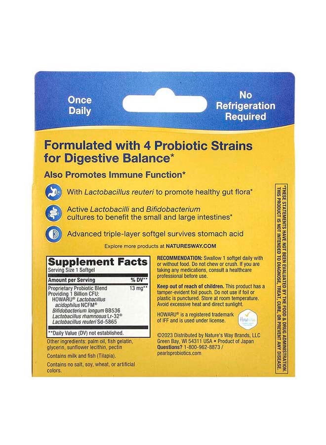 ناتشور واي لآلئ بريمادوفيلوس ريوتيري - 30 حبة لينة من الهلام - Image 2