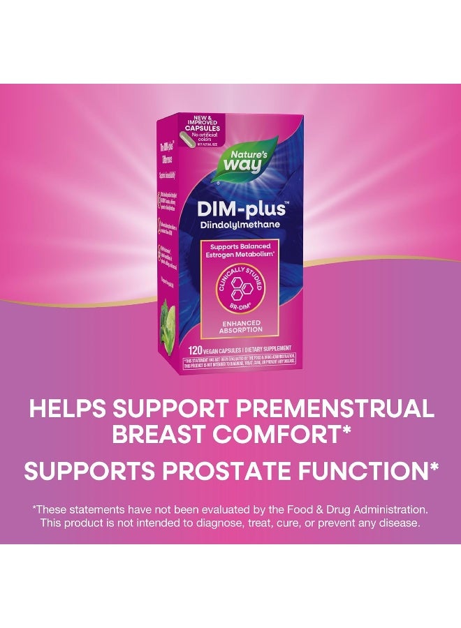 Nature's Way DIM-Plus Diindolylmethane, 120 Vegan Capsules Packaging May Vary - Image 3