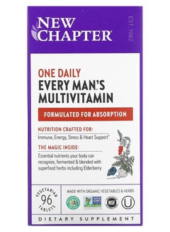 New Chapter One Daily Multi Dietary Supplement - 96 Tablets  - Image 1