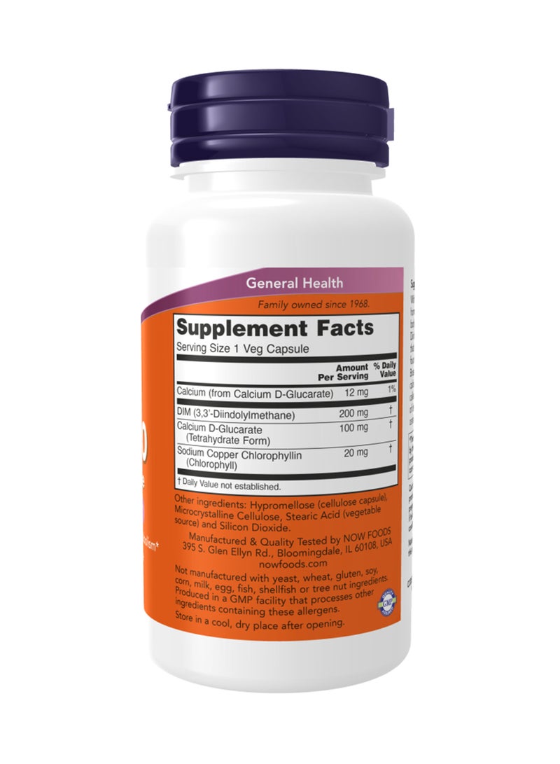 Now Foods Dim 200 Diindolylmethane 90 Veg Capsules Packaging May Vary  - Image 3