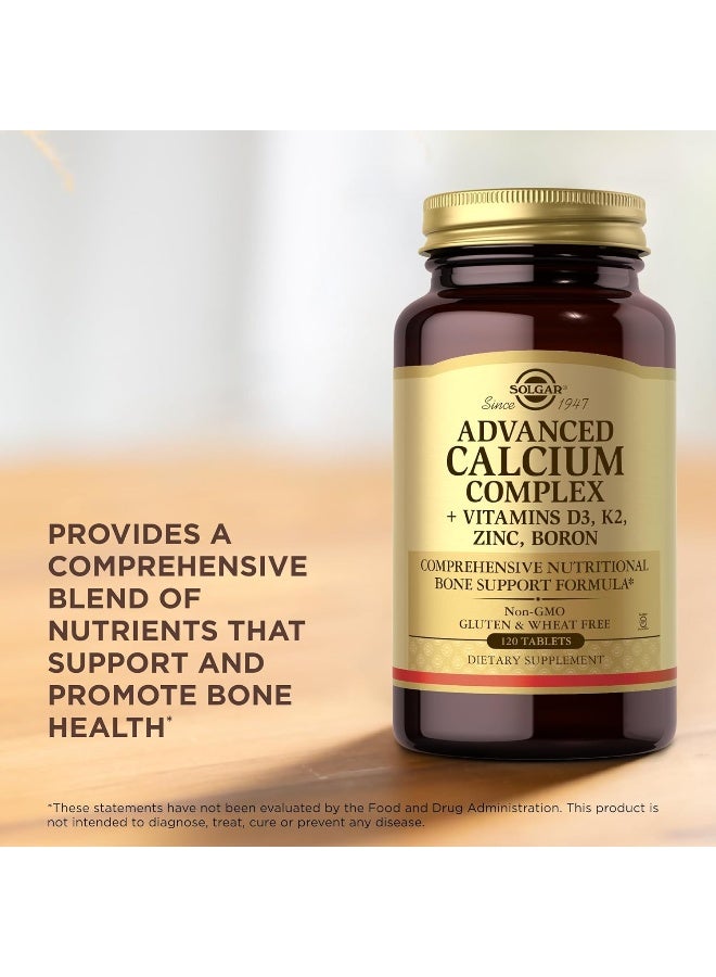 Solgar - Advanced Calcium Complex 120 Tablets Packaging May Vary - Image 1