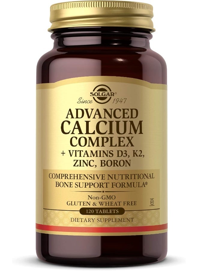 Solgar - Advanced Calcium Complex 120 Tablets Packaging May Vary - Image 1