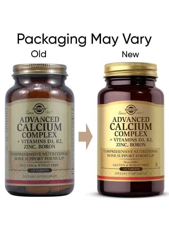 Solgar - Advanced Calcium Complex 120 Tablets Packaging May Vary - Image 1