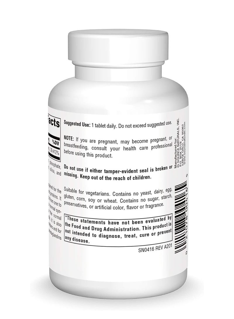 Source Naturals B-6 Time Release Dietary Supplement - 100 Tablets - Image 3