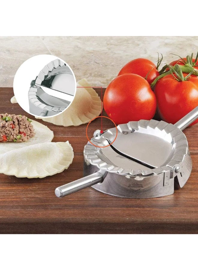 Round Shape Samosa Cutter Cook Ville Silver 10cm