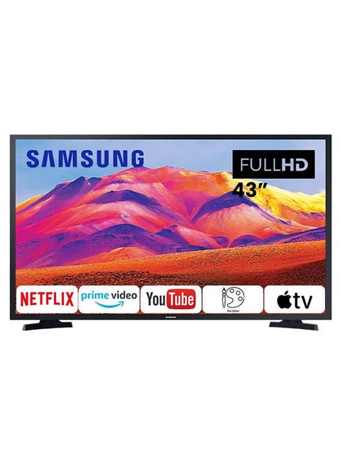 تلفزيون ذكي بدقة Full HD مقاس 43 بوصة مع جهاز استقبال مدمج 43T5300 / UA43T5300AUXEG أسود