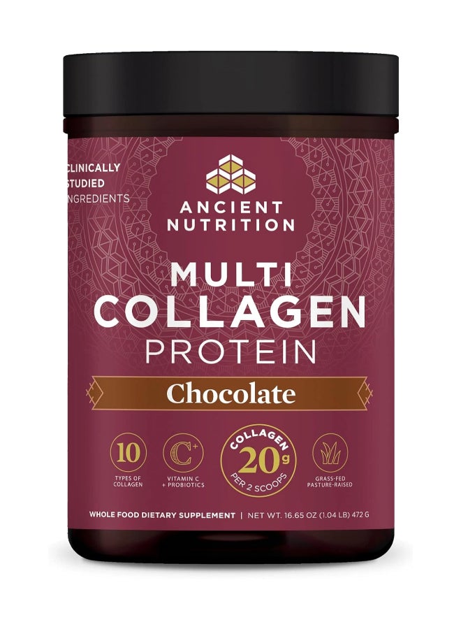 Ancient Nutrition Multi Collagen Protein Chocolate 1.04 Lb  - Image 1