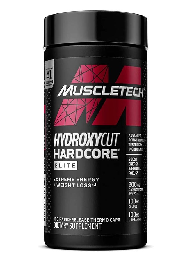 Hydroxycut Performance Series Hardcore Elite - 100 Rapid-Release Thermo Caps - Image 1
