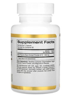 California Gold Nutrition Bee Propolis 2X - 90 Capsules  - Image 2