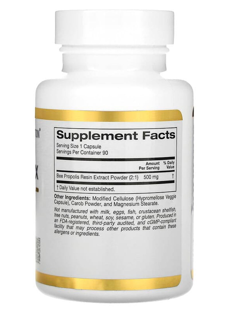 California Gold Nutrition Bee Propolis 2X - 90 Capsules  - Image 2