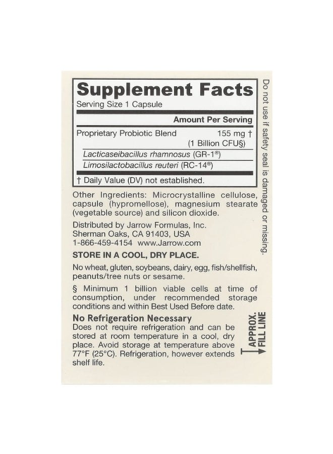 jarrow formulas New Shelf Stable Fem Dophilus - 30 Veggie Caps - Image 2