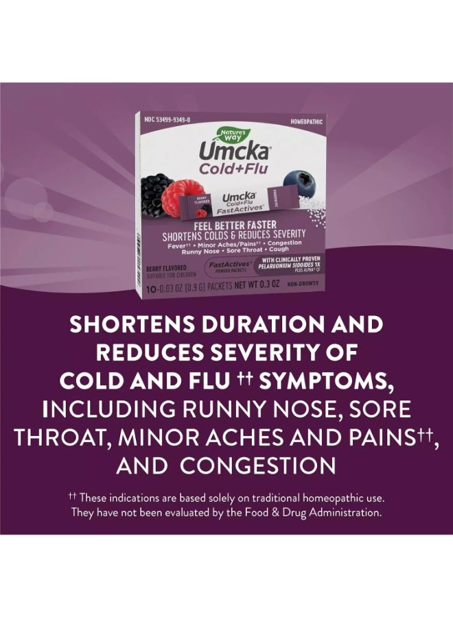 ناتشور واي أومكا كولد + إنفلونزا، بنكهة التوت - 10 عبوات - Image 5