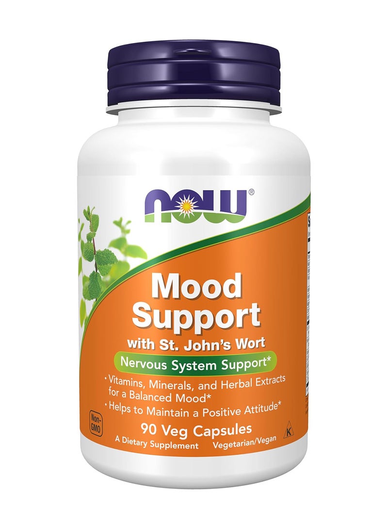Now Foods Mood Support With St. John'S Wort 90 Veg Capsules  - Image 1