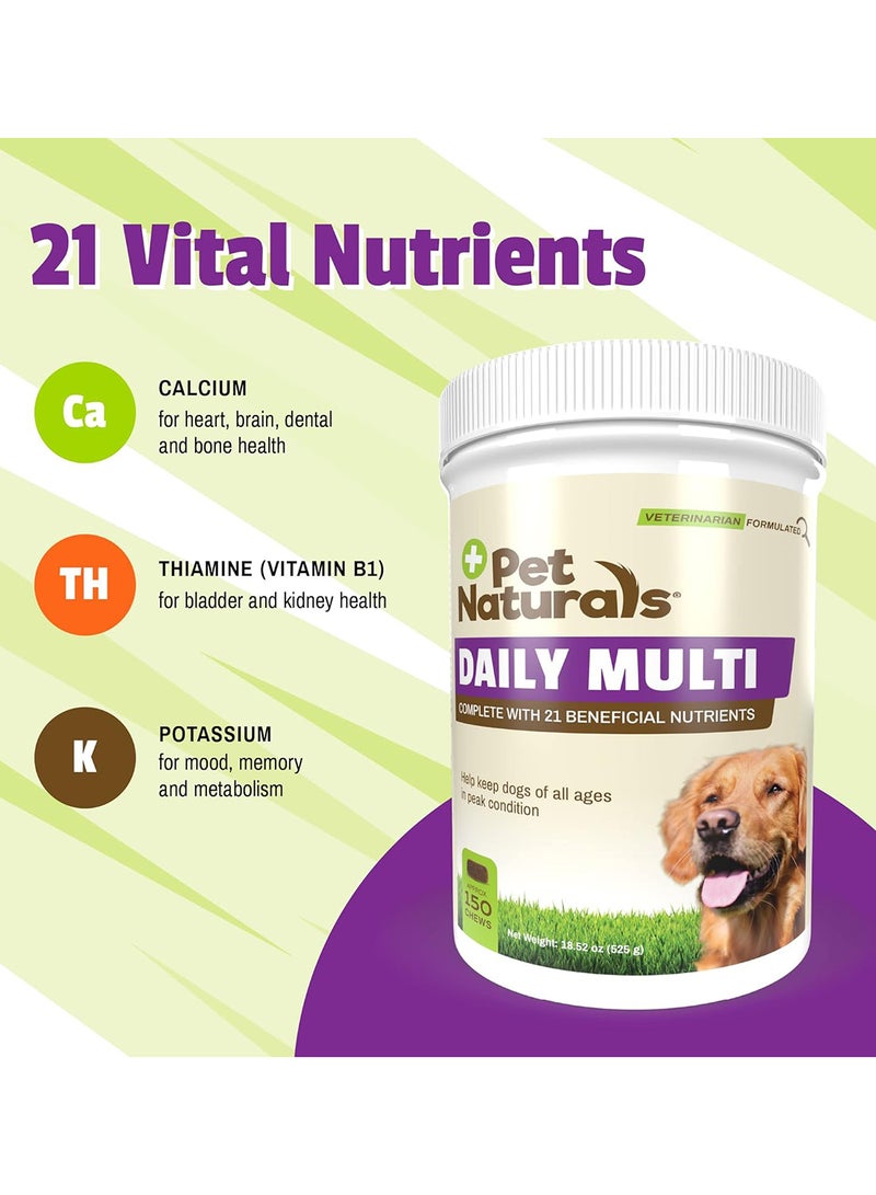 Daily Multi For Dogs - 150 Chews - pnsku/N36671987A/45/_/1730710076/f8ed4fb3-b2ee-4be2-b73f-2168e171cb3f