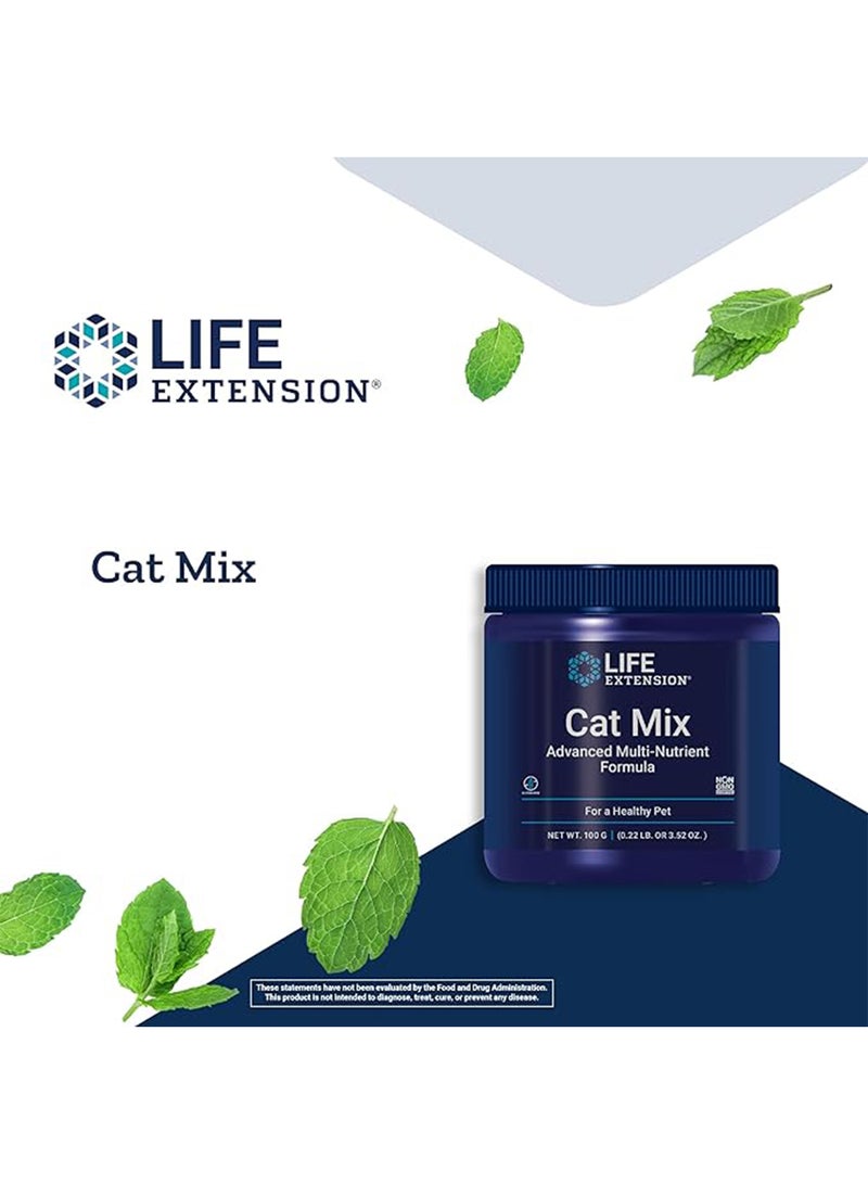 Life Extension - Cat Mix Advanced Multi-Nutrient Formula - (100g)3.52 Oz Multicolour - Image 1