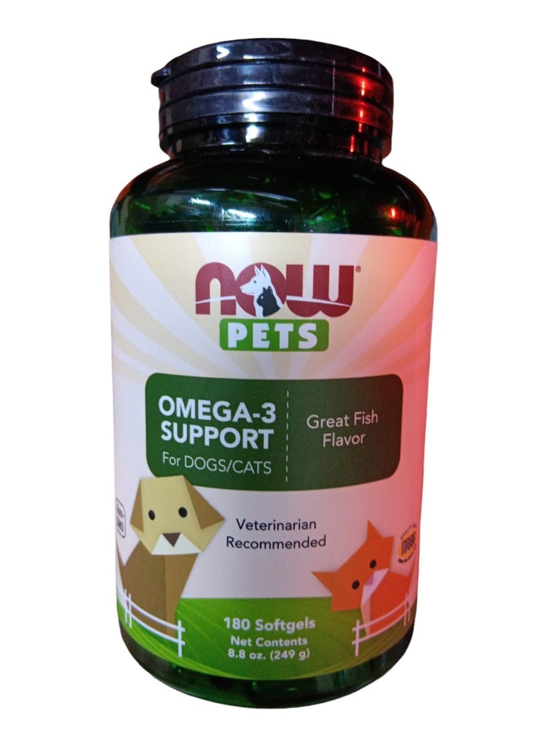 now Omega-3 Support - 180 Softgels - Image 1