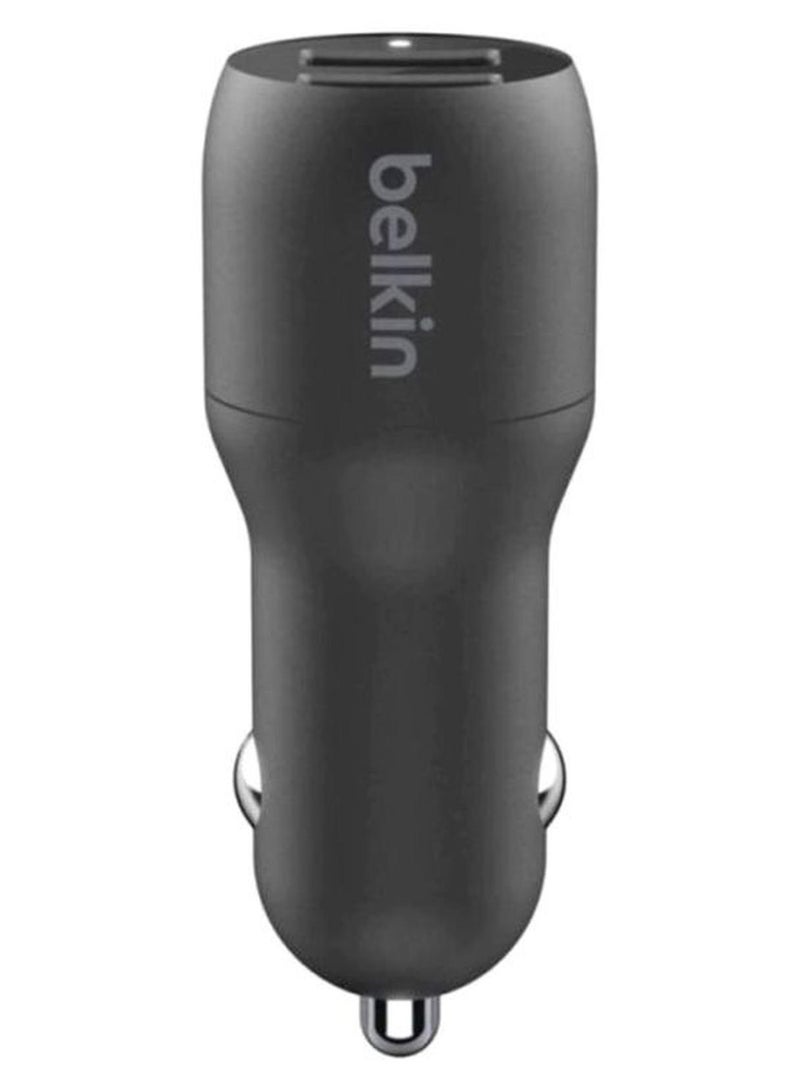 بيلكين شاحن سيارة بمنفذي USB-A - Image 1