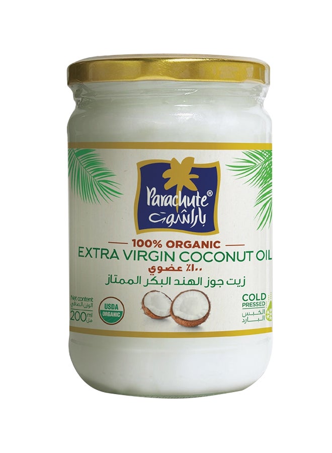 Parachute Organic Extra Virgin Coconut Oil 200ml - Image 1