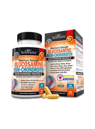 Maximum Strength Glucosamine MSM Plus Chondroitin - 90 Capsules - pnsku/N36979603A/45/_/1693895873/85ac2cf1-02bd-48a3-8f37-7a3b82b1b0a3