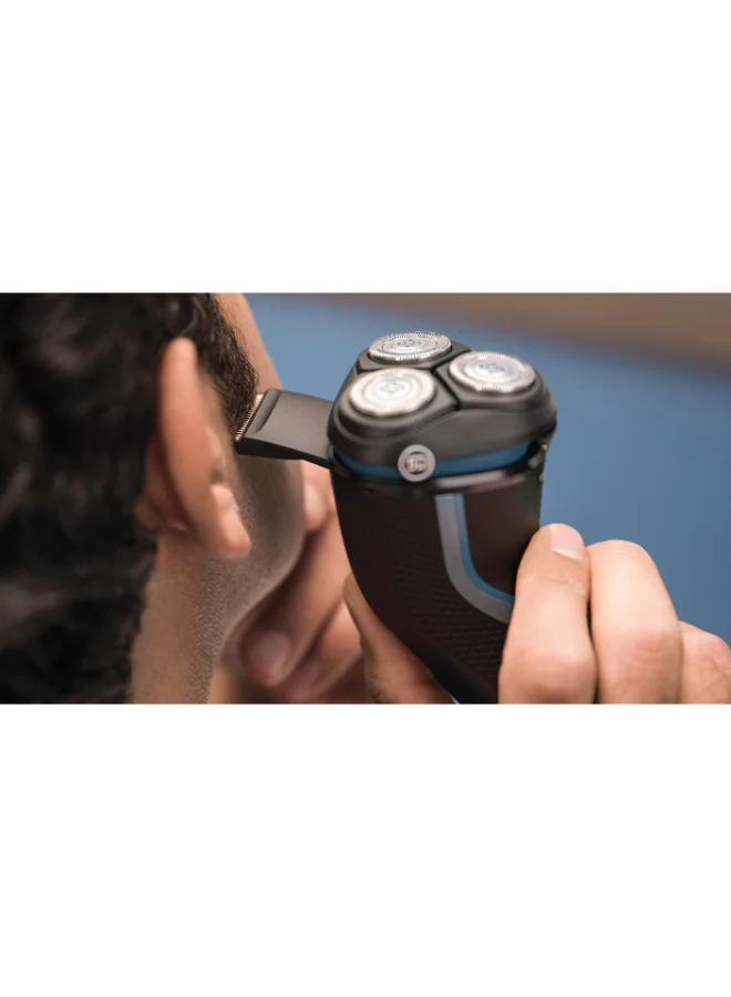 Philips Shaver Series 3000 AquaTouch Wet Or Dry Electric Shaver S3122/50, 2 Years Warranty Black/Grey