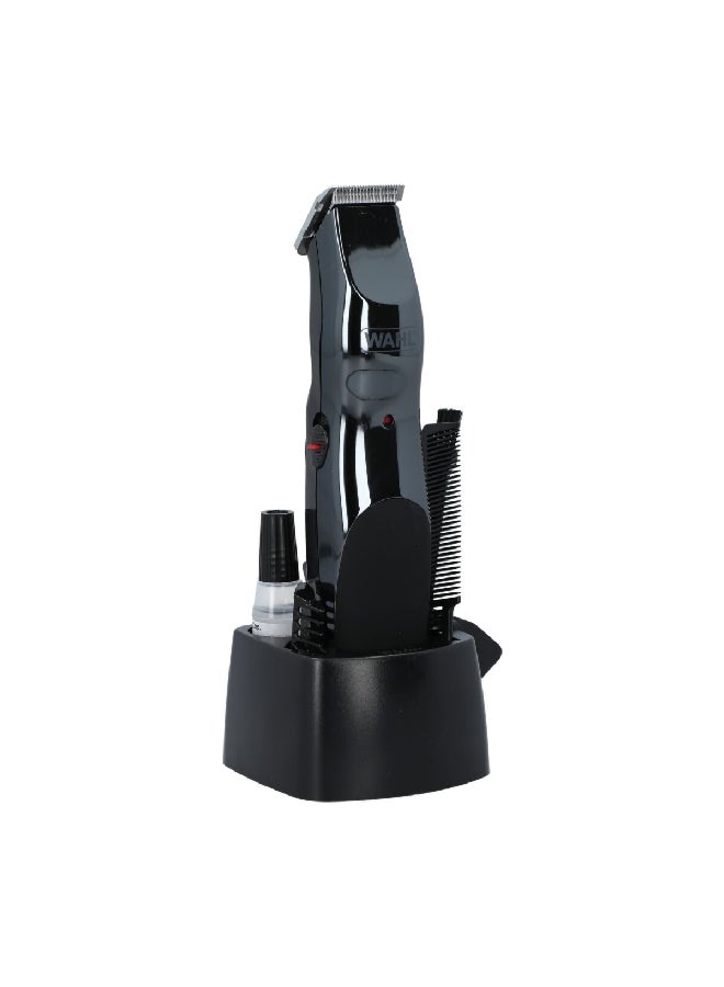 WAHL - GroomsMan Beard And Stubble Cord/Cordless Trimmer Black - Image 1