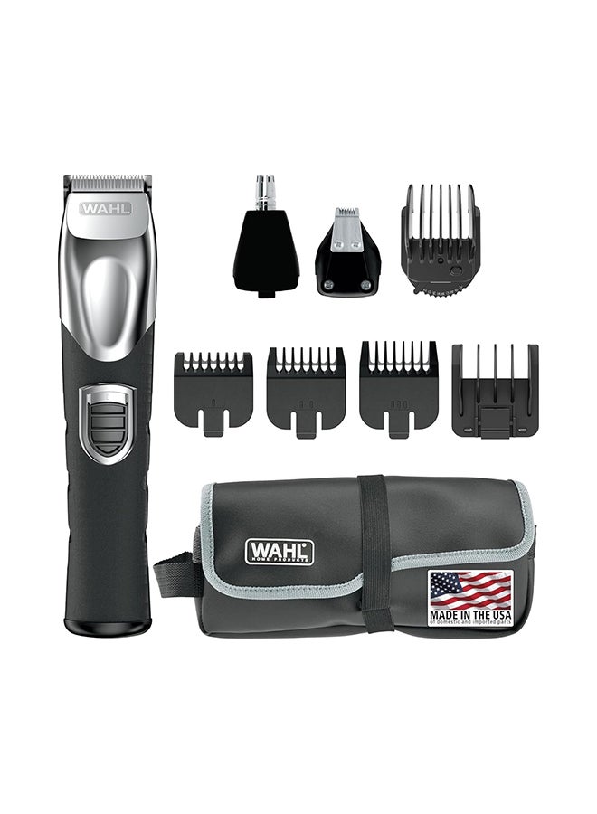 WAHL Lithium Ion Total Beard Grooming Kit Silver/Black - Image 1