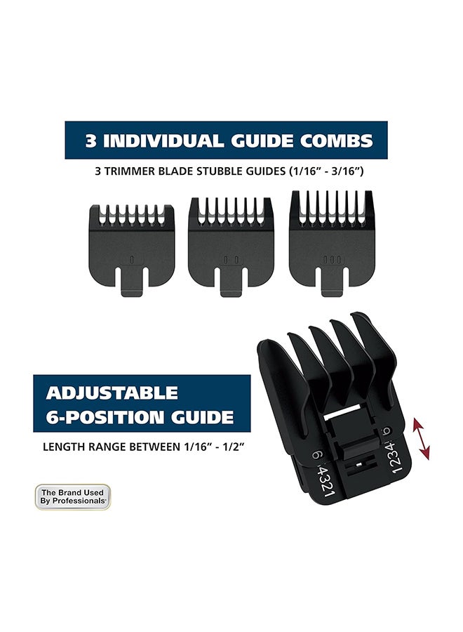 WAHL Lithium Ion Total Beard Grooming Kit Silver/Black - Image 3