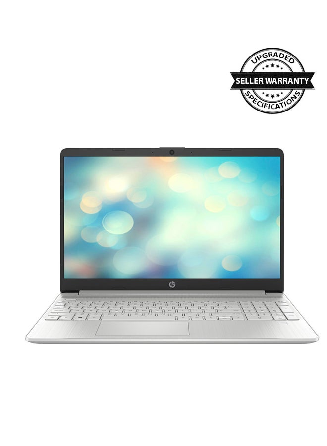 HP Newest 15 (Upgraded Version) Laptop With 15.6-Inch Display, Celeron N4120 Processor/8GB RAM/512GB SSD/Windows 11 Best for Students English Silver  - Image 1