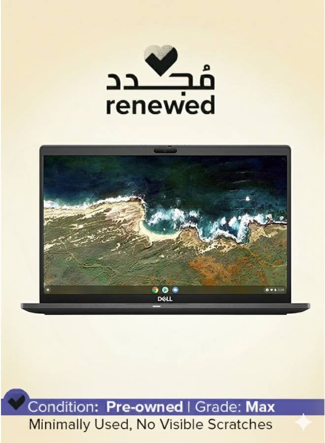 Renewed - Latitude 7410 | 14-Inch Display | Intel Core i5-10210U | 8GB RAM | 256GB SSD | Intel Xe Graphics | Windows 11 | English/Arabic Black