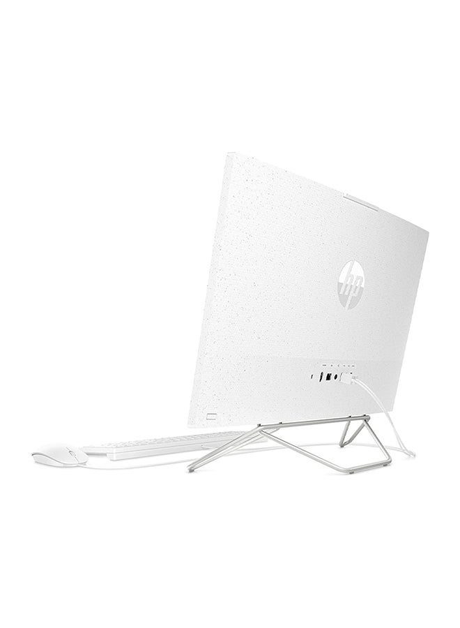 All-in-One Desktop With 23.8-Inch Display, Core i7-1255U Processor/16GB RAM/1TB HDD + 256GB SSD/2GB NVIDIA GeForce MX450 Graphics/Windows 11 Home English/Arabic White