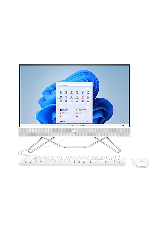 All-in-One Desktop With 23.8-Inch Display, Core i7-1255U Processor/16GB RAM/1TB HDD + 256GB SSD/2GB NVIDIA GeForce MX450 Graphics/Windows 11 Home English/Arabic White
