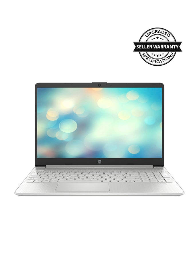 HP - Newest 15 (Upgraded Version) Laptop With 15.6-Inch Display, Celeron N4120 Processor/4GB RAM/256GB SSD/Windows 11 Best for Students English Silver - Image 1