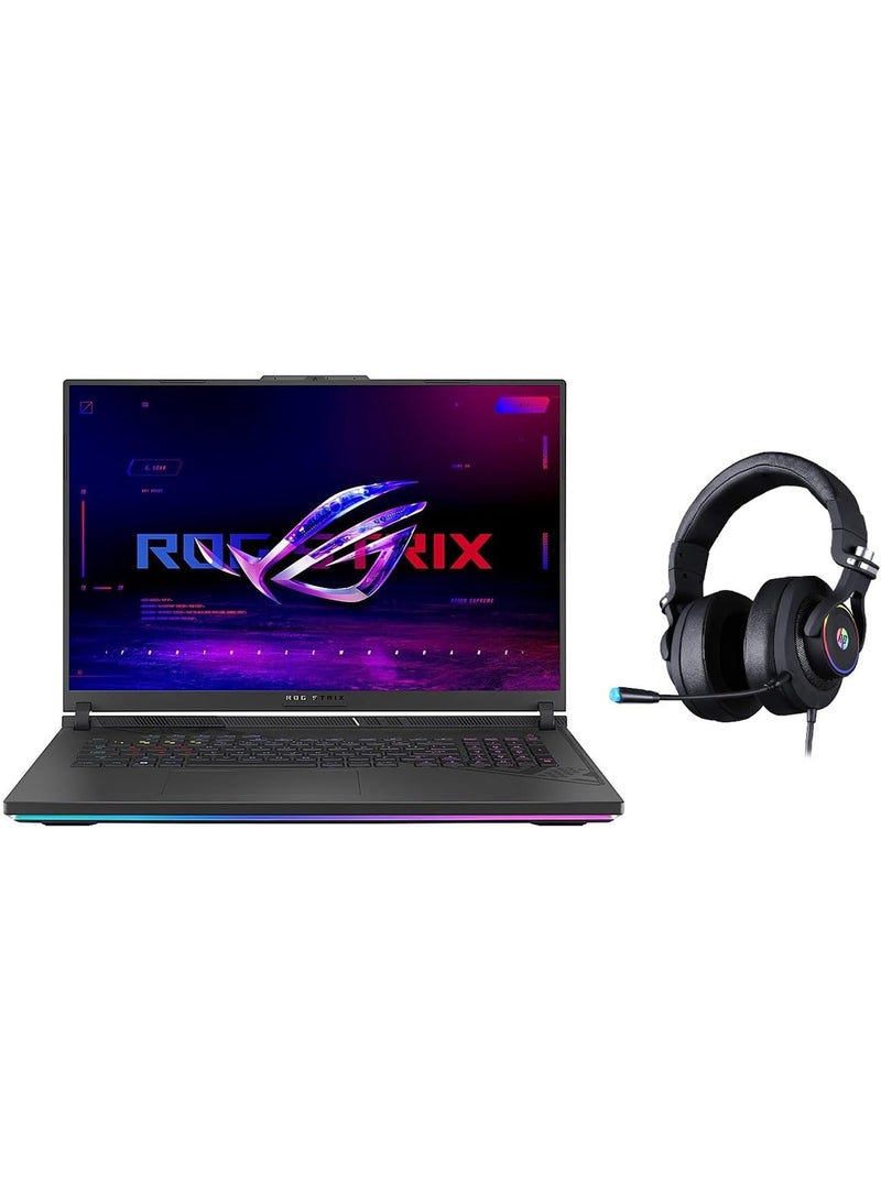 ASUS 2023 Latest Rog Strix G18 Gaming (Upgraded Version) Laptop With 18-Inch Display, Core i9-13980HX Processor/16GB RAM/1TB SSD/12GB NVIDIA RTX 4080 Graphics Card/Windows 11 With FREE Gaming Headset/ English Grey  - Image 1