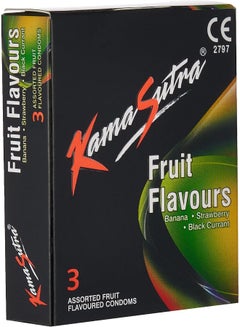 Kamasutra Fruit Flavour Condoms Pack Of 3  - Image 4