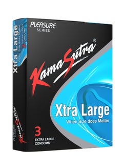 Kamasutra 3-Piece Extra Large Condoms  - Image 1