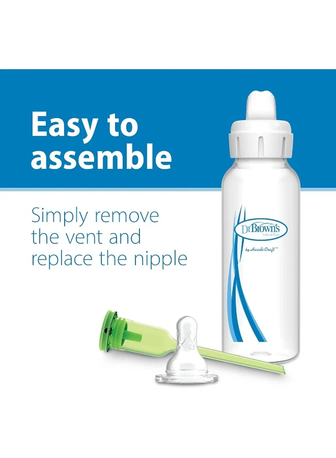 Dr. Brown’s Options Plus Narrow Estrecho Bottle Teat, Pack Of 2