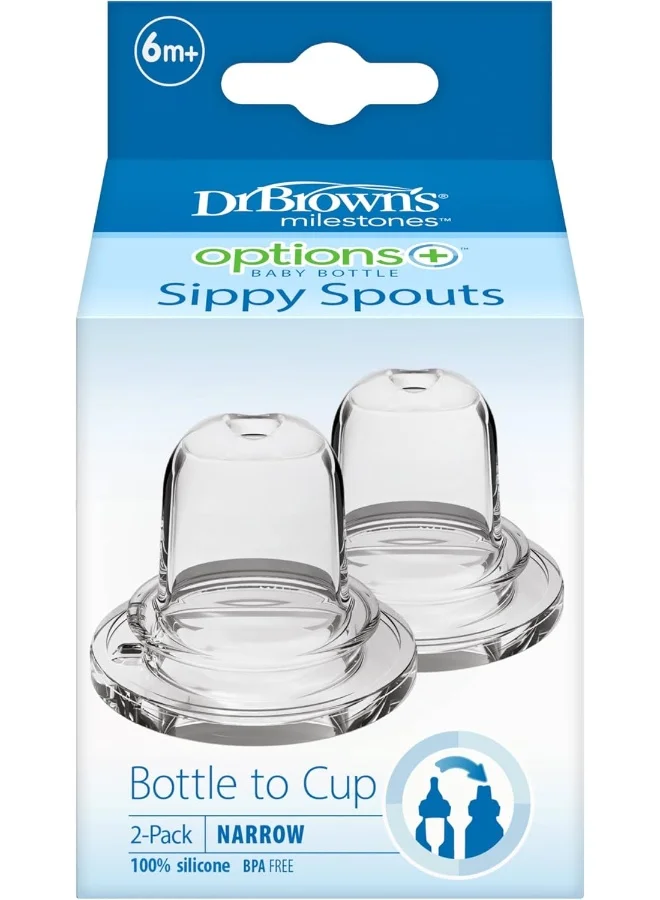 Dr. Brown’s Options Plus Narrow Estrecho Bottle Teat, Pack Of 2