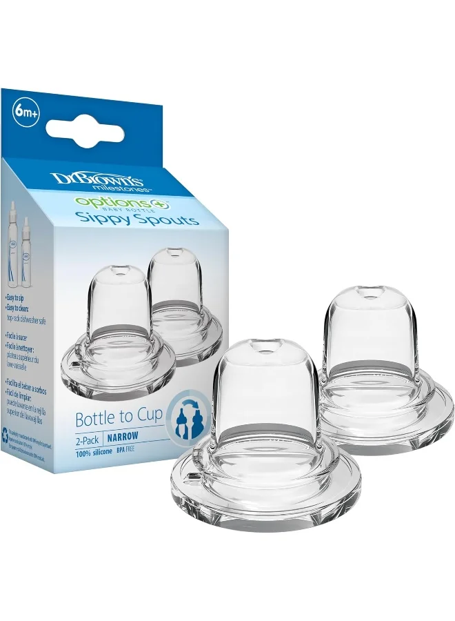 Dr. Brown’s Options Plus Narrow Estrecho Bottle Teat, Pack Of 2