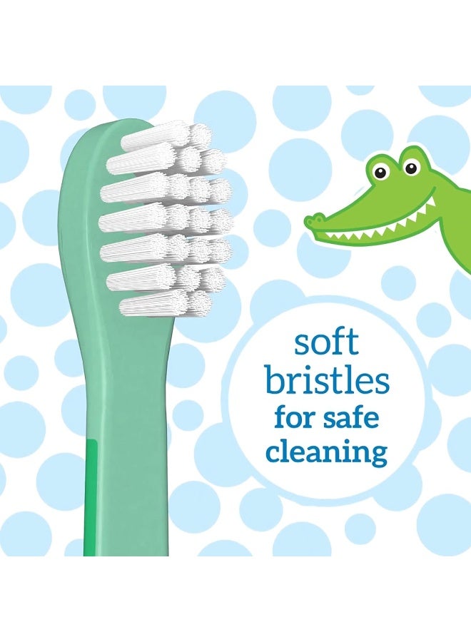 فرشاة أسنان بتصميم تمساح