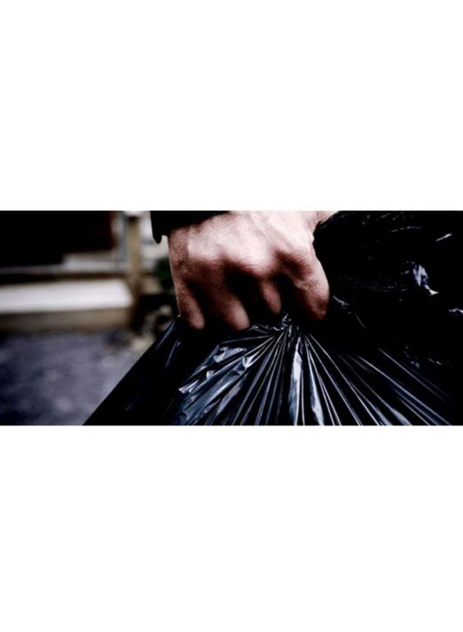 هوت باك مجموعة أكياس قمامة عالية التحمل مقاس لارج سعة 55 جالوناً من 30 قطعة أسود 80x110سم - Image 3